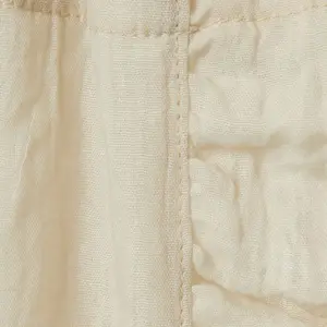 Ciel de lit vintage ruffle Nougat (155 cm)