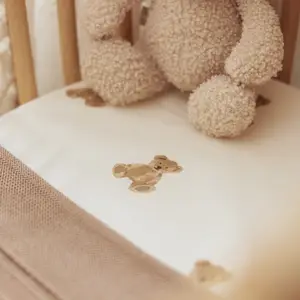 Drap housse en coton ours Teddy Bear (60 x 120 cm)