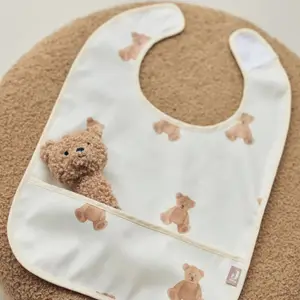Lot de 2 bavoirs plastifiés Teddy Bear