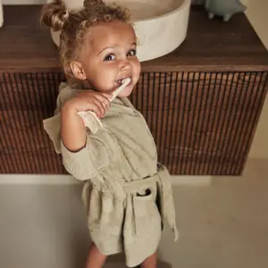 Peignoir Miffy Jacquard Olive Green (1-2 ans)