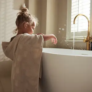 Poncho de bain Miffy Jacquard Nougat (1-4 ans)