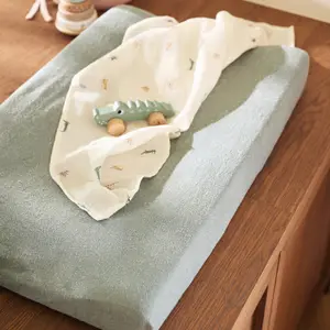 Housse de matelas à langer en éponge Sea Green 50 x 70 cm)