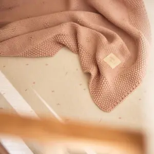 Drap housse en jersey Twinkling Wild Rose (70 x 140 cm)
