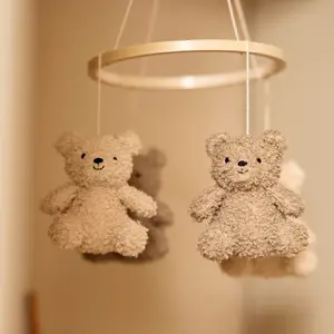 Mobile bébé Teddy Bear Olive Green-Naturel