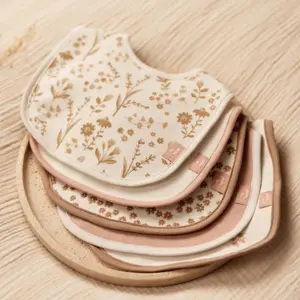 Lot de 5 bavoirs imperméables Bloomy