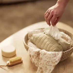 Housse pour lingettes Olive Green