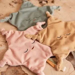 Doudou attache sucette Star Biscuit