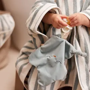 Doudou attache sucette Star Sea Green