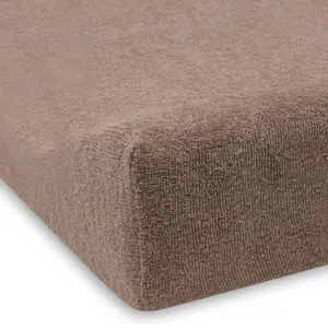 Lot de 2 housses de matelas à langer en éponge Milky Coffee (50 x 70 cm)