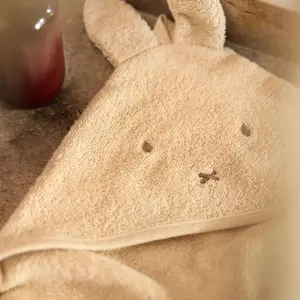 Cape de bain en éponge Miffy Warm Sand (75 x 75 cm)