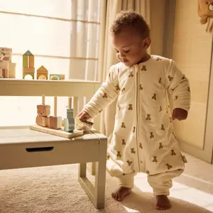 Gigoteuse à pieds avec manches amovibles Mini Teddy Bear (18-36 mois)