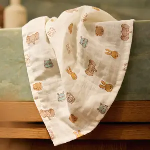 Lot de 3 langes en gaze de coton Jollies (70 x 70 cm)