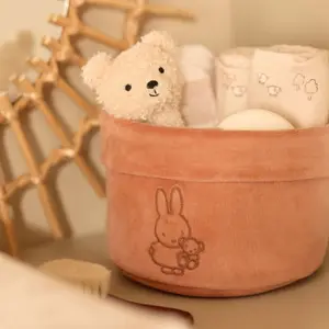 Panier de rangement Miffy Moments Velvet Light Terra (14 x 18 cm)