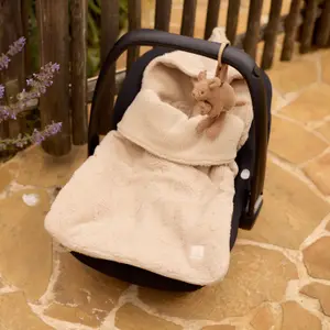 Nid d'ange passe sangle Miffy Jacquard Teddy Sand (groupe 0+)