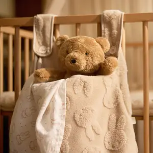 Sac de rangement Miffy Jacquard Teddy Sand