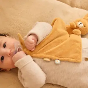 Doudou attache sucette Bunny Luz