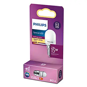 Ampoule LED E14 tubulaire T25 dépoli 150 lm blanc chaud 1,5W grade A Philips