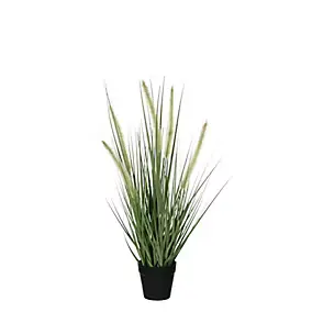 Dogtail gras vert artificiel ø30 x h.53 cm en pot ø10 cm