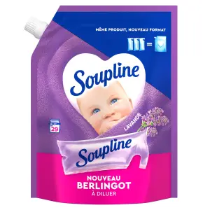 SOUPLINE Adoucissant à diluer liquide lavande 29 lavages 600ml