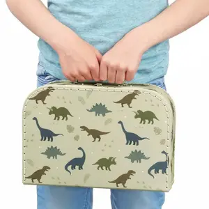 Lot de 2 valisettes de rangement Dinosaure
