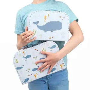 Lot de 2 valisettes de rangement Océan