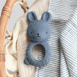 Anneau de dentition Lapin bleu anthracite
