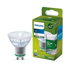 Ampoule LED GU10 375lm blanc neutre 50W Philips, Our Ultra Efficient Light