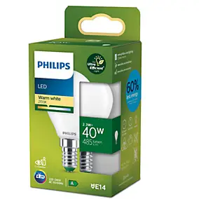 Ampoule LED E14 485lm blanc chaud 2,3W Philips Lighting