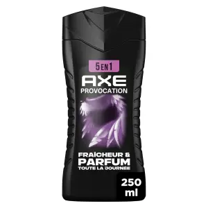 AXE Gel douche provocation 5en1 noix de coco poivre noir fraîcheur et parfum toute la journée 250ml