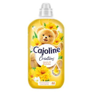 CAJOLINE Assouplissant liquide au jasmin 66 lavages 1,386l