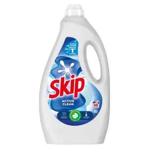 SKIP Lessive liquide active clean 60 lavages 2,52l