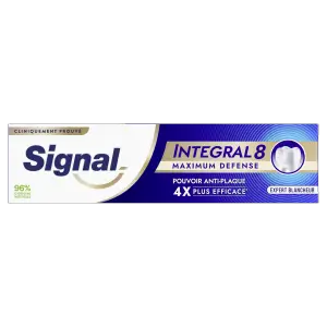 SIGNAL Intégral 8 Dentifrice maximum défense pouvoir anti plaque expert blancheur 75ml