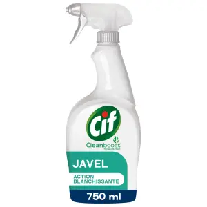 CIF Spray multi-usages action blanchissante avec javel 750ml