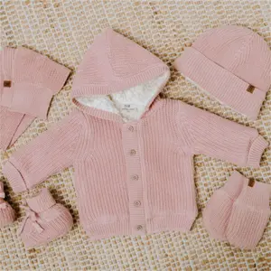 Écharpe bébé en coton bio Soul vieux rose (0-6 mois)