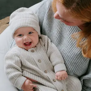 Bonnet teddy Soul Warm linen (12-18 mois)