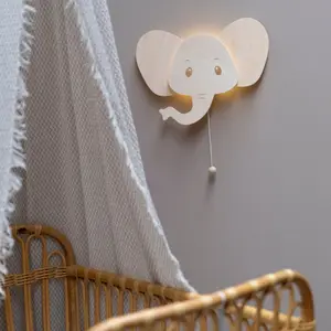 Applique murale en bois Wonder Eléphant