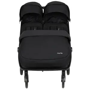 Chancelière poussette double TRVL DUBL Caviar