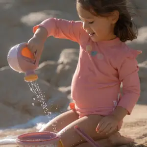 T-shirt de bain anti-UV manches longues Ocean Treasures Rouge (1-2 ans)