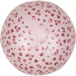 Ballon gonflable Léopard vieux rose (51 cm)