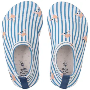 Chaussures de bain Rayures et crabes (pointures 21-22)