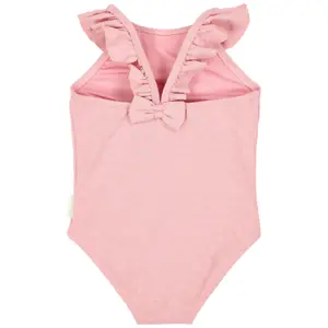Maillot de bain 1 pièce à volants Dreamy Pink Rose (1-2 ans)