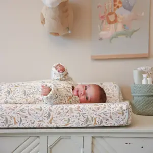 Housse pour matelas à langer en gaze de coton Safari Wonders (50 x 70 cm)