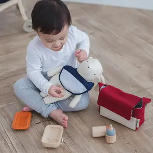 Kit pour repas de poupon en bois