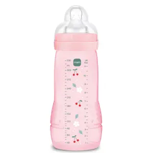 Lot de 2 biberons Easy Active 2ème âge Berry - Tétine débit X (330ml)