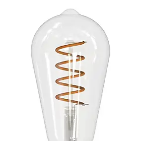 2 ampoules LED décoratives à filament ST64 E27 7W 806lm Eglo
