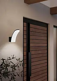 Applique extérieure murale LED 11.5W IP44 1300lm H.18 x l.7cm Eglo, Laconnela