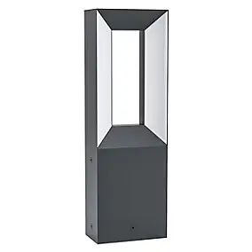Borne LED Riforano noir IP44 550lm Eglo