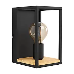 Applique murale Libertad E27 IP20 40W L.36xH.8cm noir Eglo