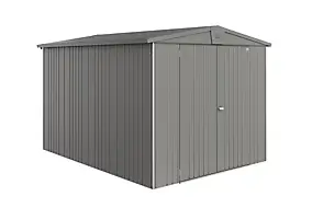 Abri de jardin métal Biohort Europa T6 gris quartz surface totale 7.32 m²
