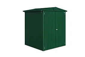 Abri de jardin métal Biohort Europa T2 vert foncé surface totale 2.68 m²